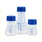 Erlenmayerova baňka z PP s modrým uzávěrem – 75 ml, GL 45