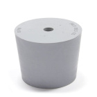 Gumová zátka s otvorom fi 29/23 mm, výška 30 mm – kónický gumový uzáver
