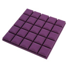 Akustický panel fialový KOSTKA 50×50 cm tloušťka 5 cm