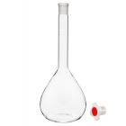 Odmerná banka 250 ml, brúsenie NZ 14/23, trieda A, hnedá stupnica, QR certifikát