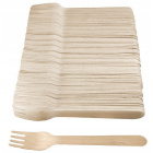 Dřevěné vidličky 100ks 16cm Eco