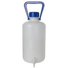 Fľaša na destilovanú vodu 5000 ml s kohútikom, HDPE