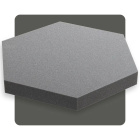 Akustický panel šestiúhelník šedý 50x50 cm tloušťka 5cm hexagon