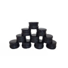 Hliníkový šroubovací uzávěr na lahve 28/18 mm 50 ks černá