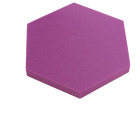 Akustický panel šestiúhelník fialový 50x50 cm tloušťka 3cm hexagon