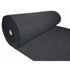Tmavě šedá měkká filcová netkaná textilie 3mm 150x50cm 400g/m²