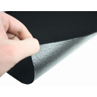 Černá měkká filcová netkaná textilie s lepidlem 3mm 50x150cm 400g/m²