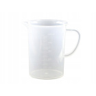 Kádinka 500ml s držadlem reliéfní stupnice PP 12cm