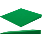 Akustický panel tmavě zelený KLIN se zkosením 50x50 cm tloušťka 5 cm