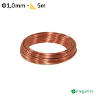 Měděný drát Φ1,0mm 5m
