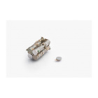 Neodymový magnet s 3M lepidlem MW 8x2 N38