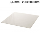 Plech alpaka (nové stříbro) 200x200x0,6mm
