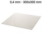 Plech alpaka (nové stříbro) 300x300x0,4mm