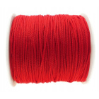 Pletená šňůra 40m 0.8mm červená polyester