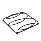 Podložka pod hrnec Leaf 17cm černá