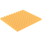 Akustický panel žlutý PYRAMIDA 50×50 cm tloušťka 5 cm