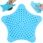 Silikonové sítko do dřezu na odpad 15cm modré