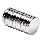 Silný neodymový magnet cylindrický 10x1mm 10ks