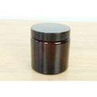 Skleněná nádoba hnědá 120 ml 63x62 mm
