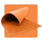 Akustický panel pěna VLNY 200×100 cm 5 cm oranžový