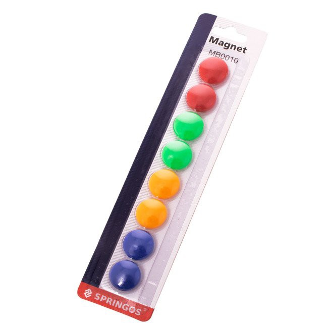 barevné magnety 8ks 20mm kulaté megamix.sk