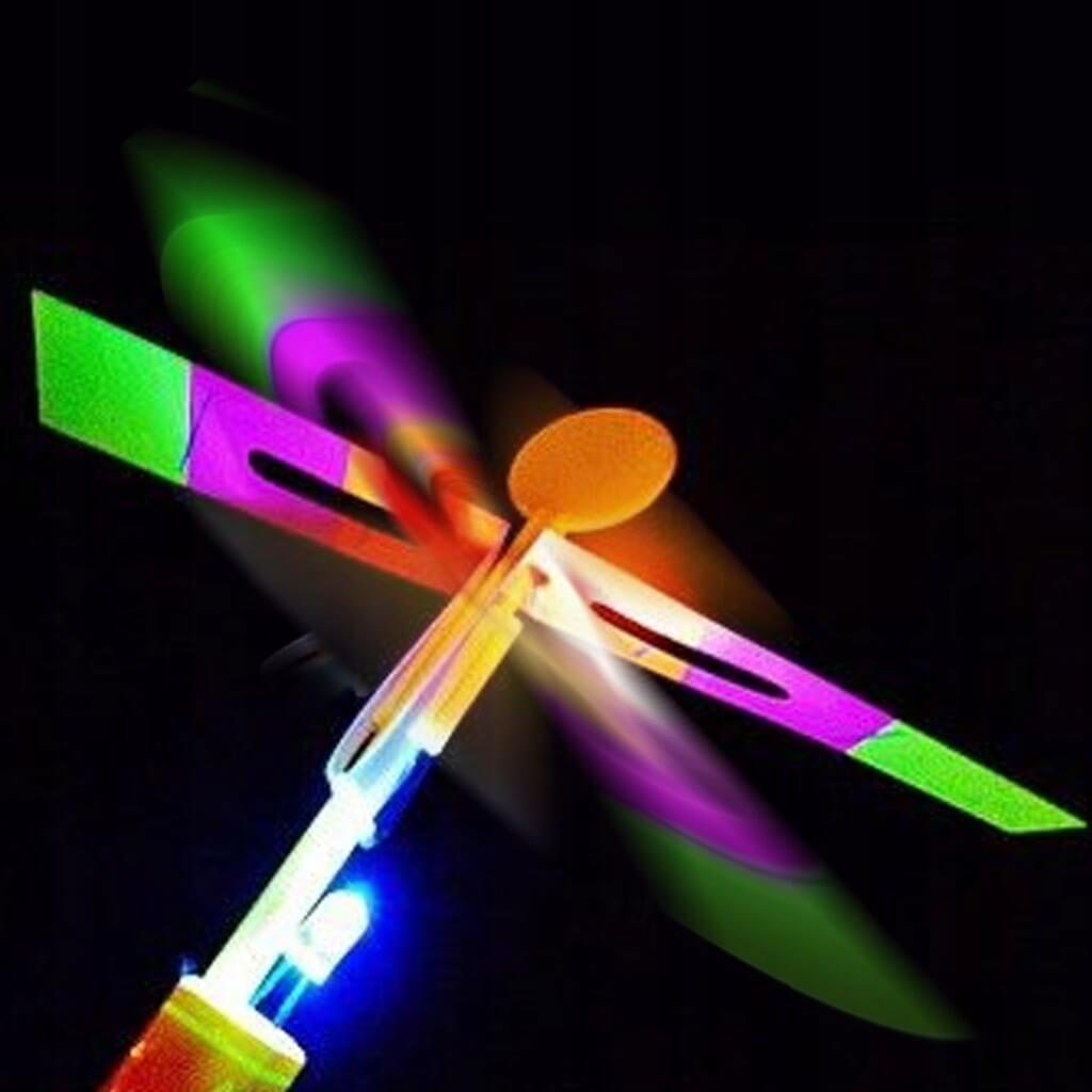 LED svítící vystřelovací helikoptéra megamix.sk