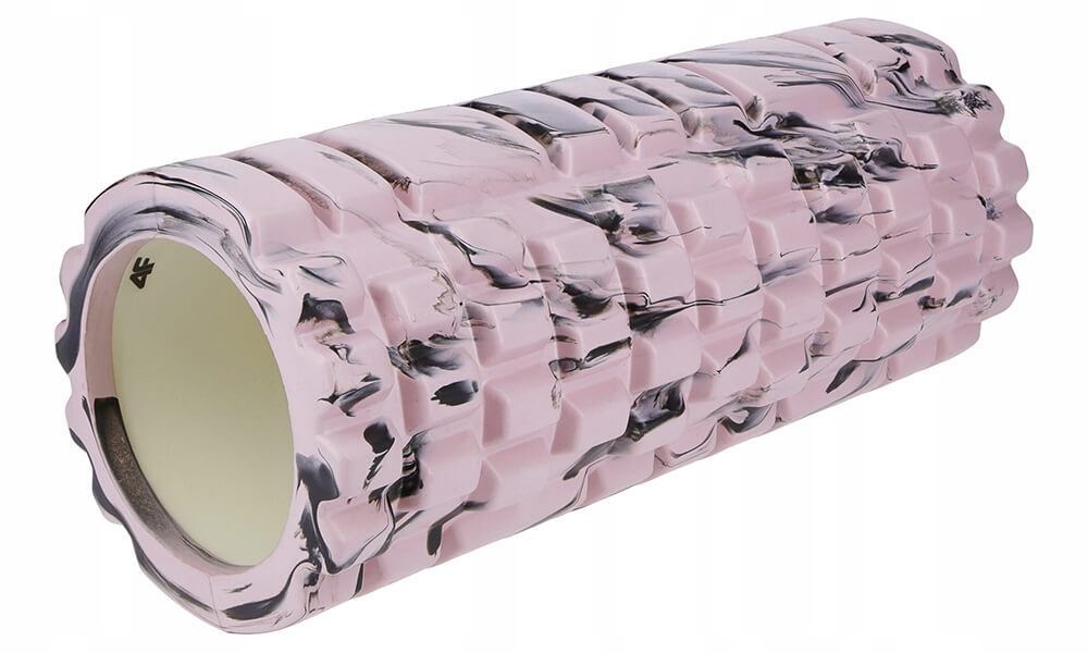 masážní válec roller na cvičení 33cm růžový megamix.sk