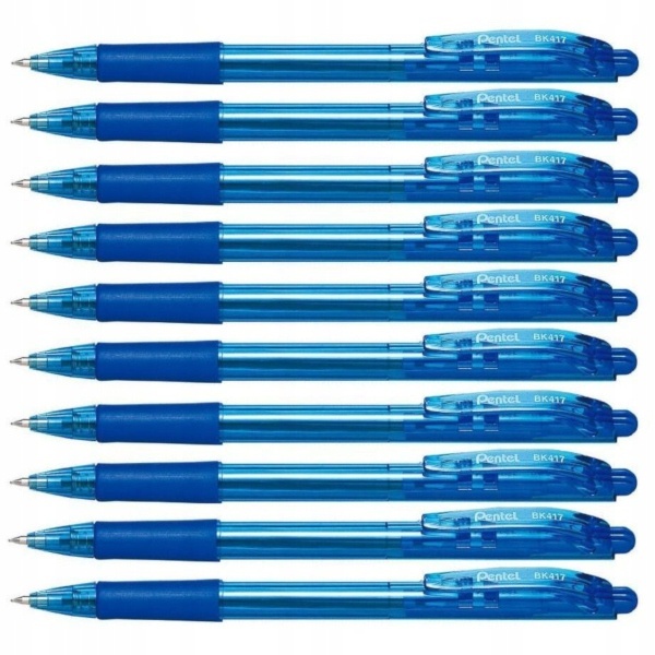 modré pera 10ks Pentel BK417 megamix.sk