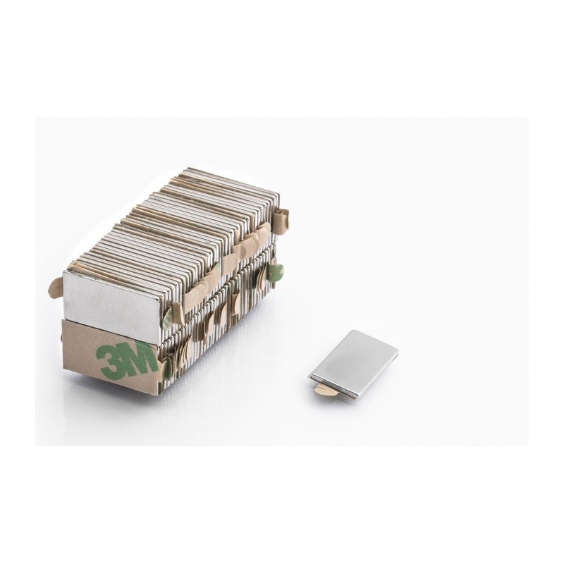 neodymový magnet s 3M lepidlem MPL 30x10x1 N38 megamix.shop