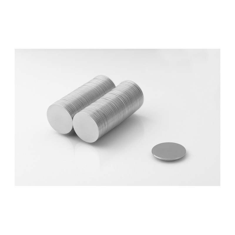 neodymový magnet válcový MW 20x1 N38 megamix.shop