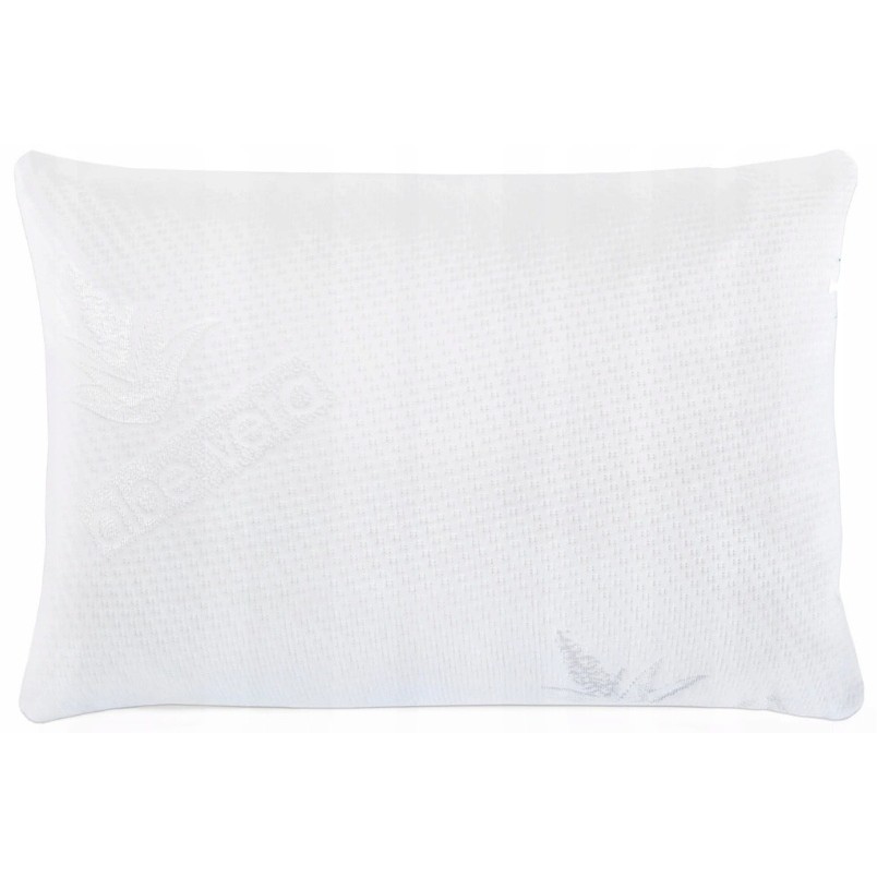 Ortopedický polštář termoplastický Aloes 40x60cm antialergický bílý megamix.shop