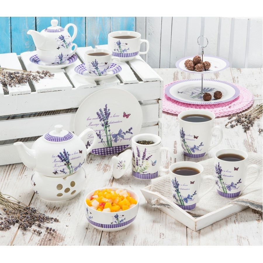 Porcelánový džbánek na mléko Lawenda 230 ml