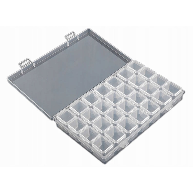 Praktický organizér 17x10x2,5cm obdélníkový kontejner na drobnosti megamix.sk