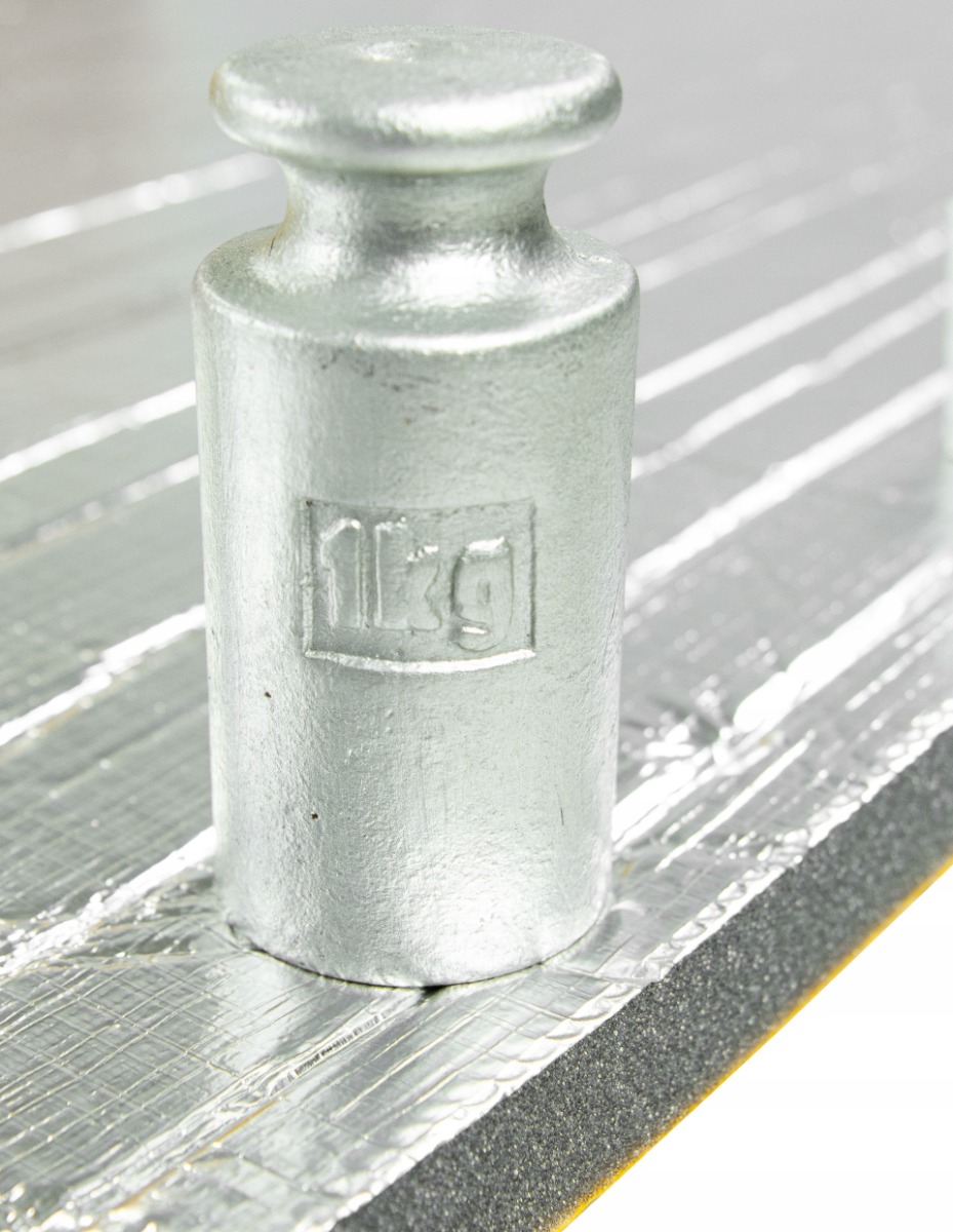 Samolepící zvukotěsná tlumící pěna 20mm 25x100cm LT20ALU megamix.shop