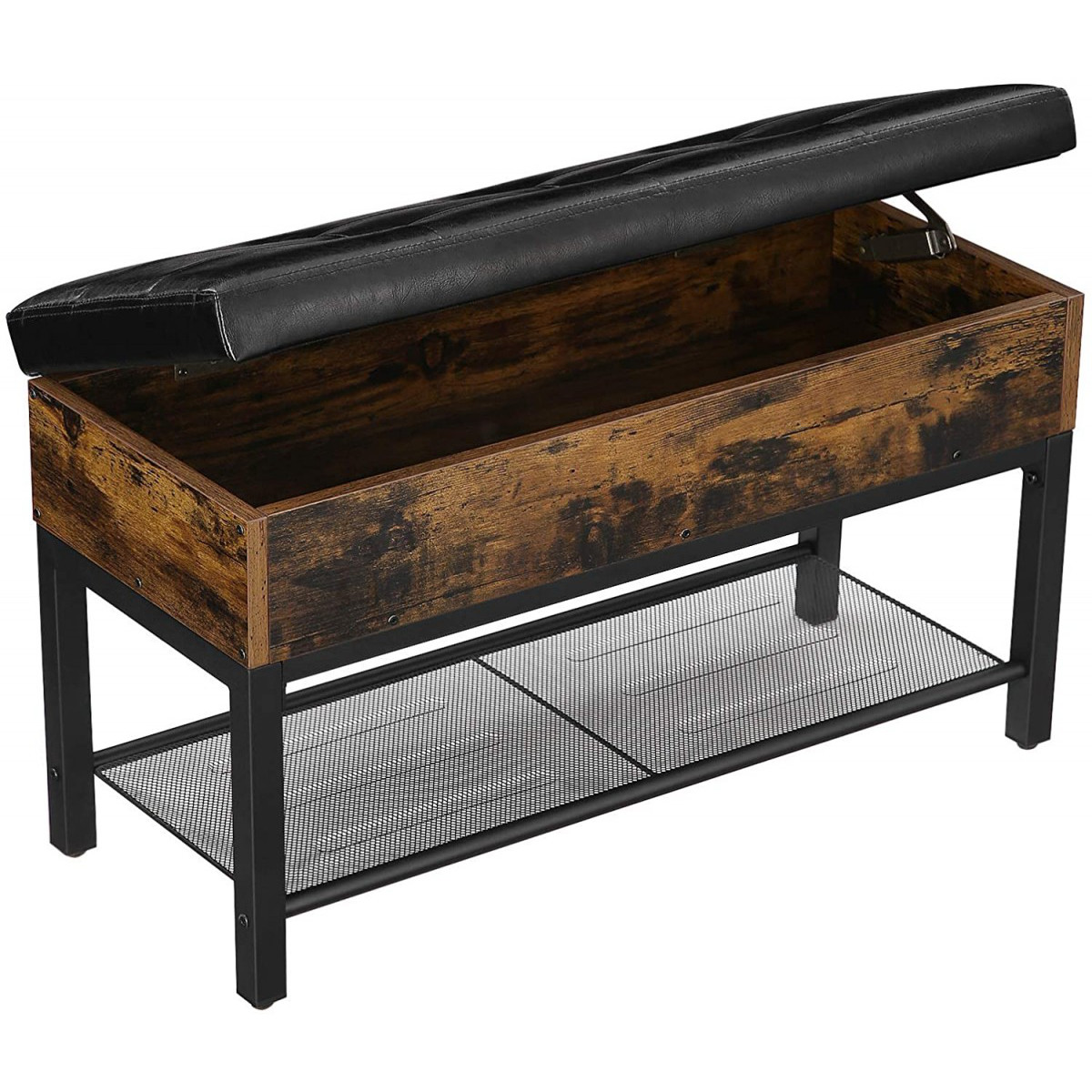 botník se sedadlem a úložným prostorem 70x30x45cm megamix.sk